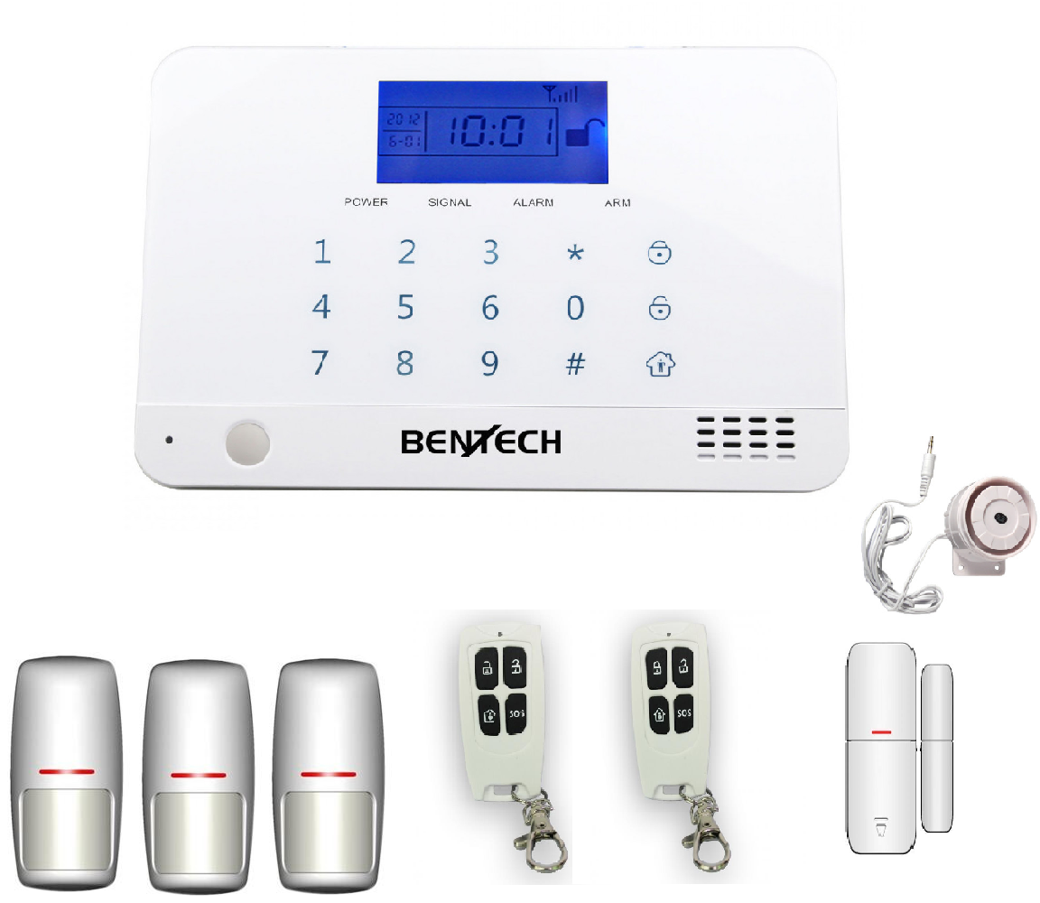 Bezdrátový GSM Alarm Bentech O2 Standard GSM alarm Bentech O2
