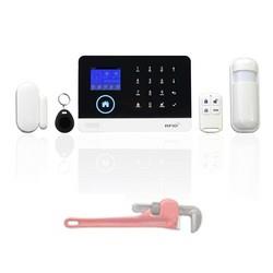 Bezdrátový zabezpečovací systém GSM IG LCD 5 WiFi konfigurovatelný set