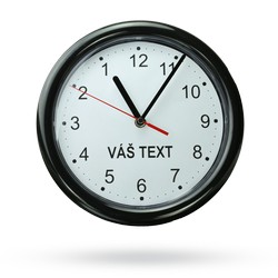 Hodiny jdoucí pozpátku BWT 25 s vaším nápisem