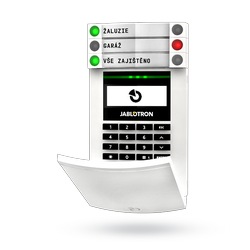 Přístupový modul s displejem, klávesnicí a RFID JA-154E