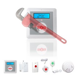 Konfigurovatelný GSM systém pro přivolání pomoci SCP Helper Pro