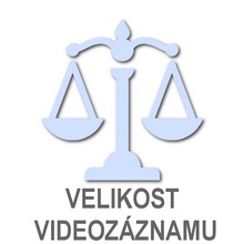 Srovnání velikosti videozáznamu v závislosti na rozlišení